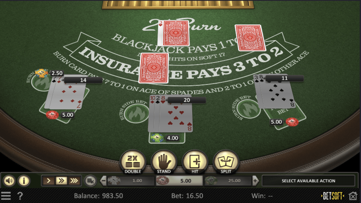 21 Burn Blackjack