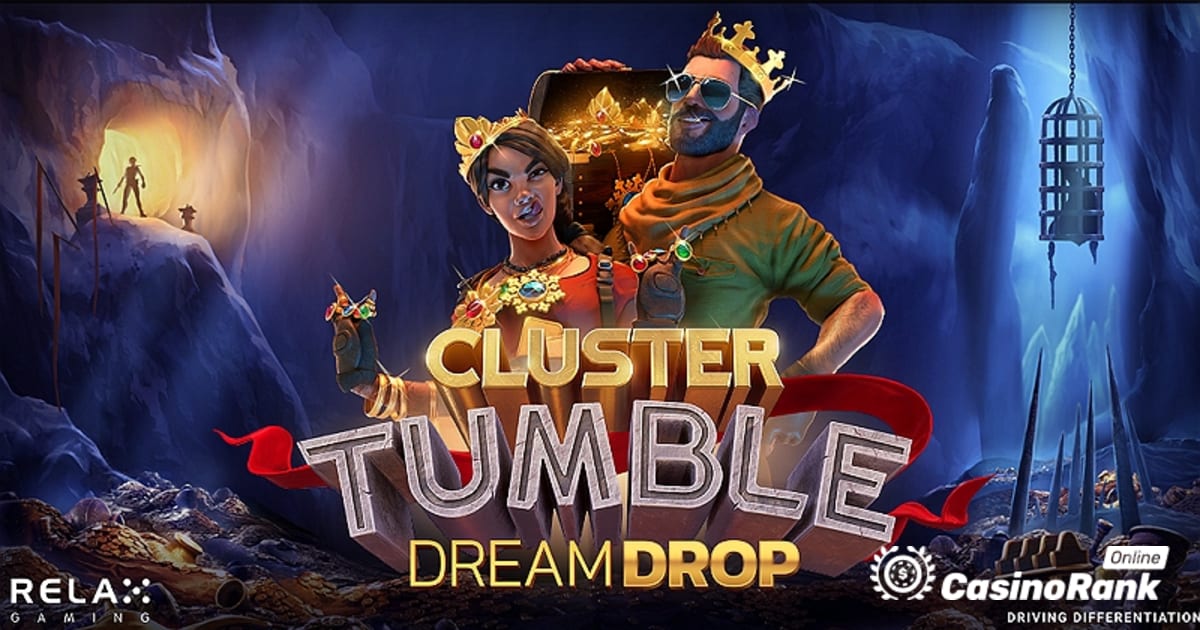 Commencez une aventure épique avec le Cluster Tumble Dream Drop de Relax Gaming
